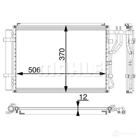 Компрессор кондиционера MAHLE ORIGINAL 1437597722 4 8WEPU ACP 956 000S изображение 13