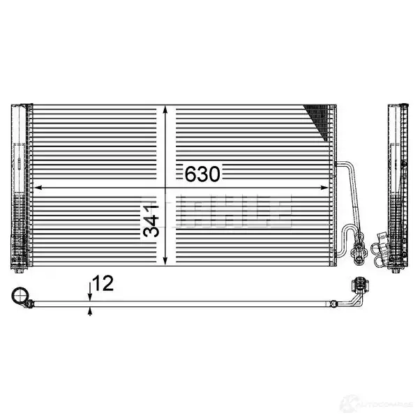 Компрессор кондиционера MAHLE ORIGINAL 1437597722 4 8WEPU ACP 956 000S изображение 15