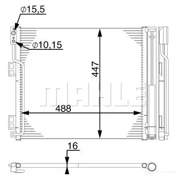 Компрессор кондиционера MAHLE ORIGINAL ACP 954 000S 1437594573 8R BWOXV изображение 9