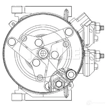 Компрессор кондиционера MAHLE ORIGINAL ACP 310 000P 1437597544 6 SWM6 изображение 2