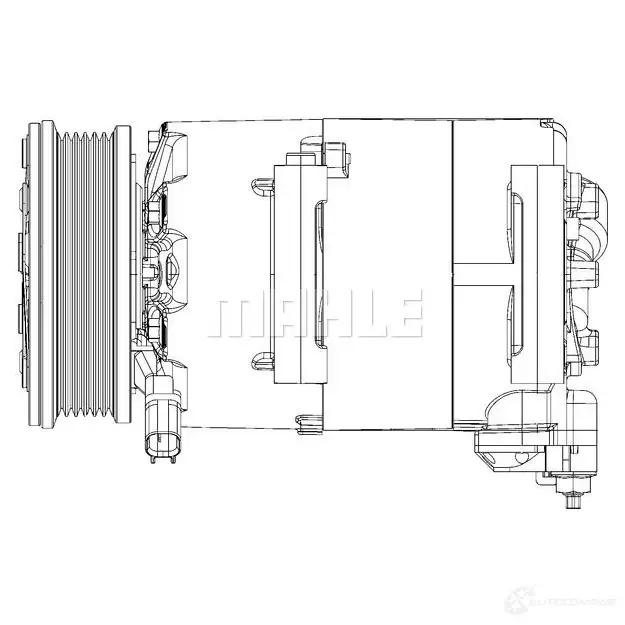 Компрессор кондиционера MAHLE ORIGINAL ACP 310 000P 1437597544 6 SWM6 изображение 4