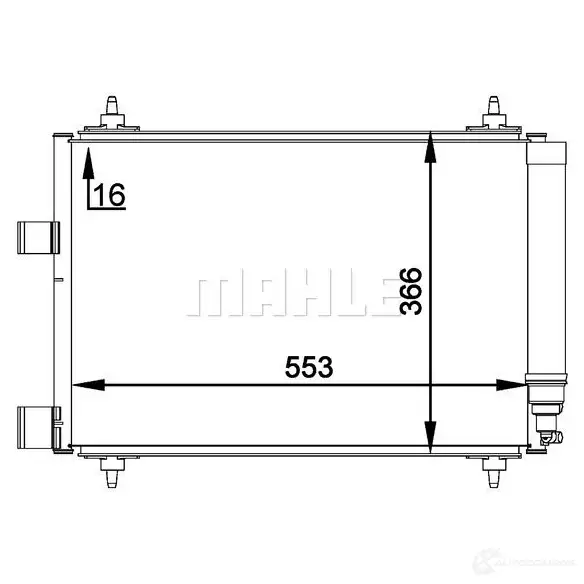 Компрессор кондиционера MAHLE ORIGINAL ACP 873 000S 8XVZ WL2 1437595540 изображение 7