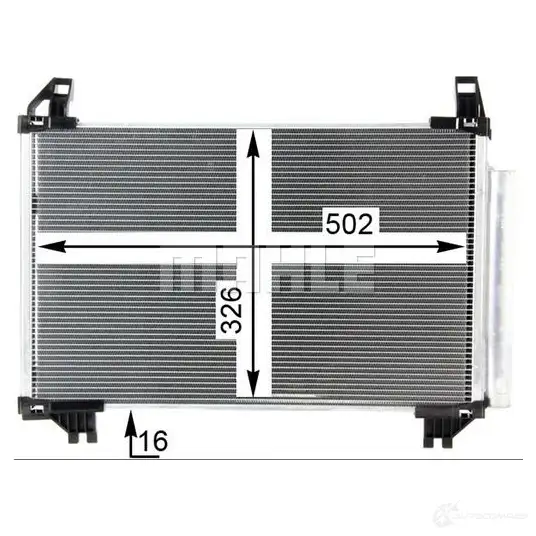 Радиатор кондиционера MAHLE ORIGINAL 1437587579 8 JRJKK AC 793 000P изображение 4