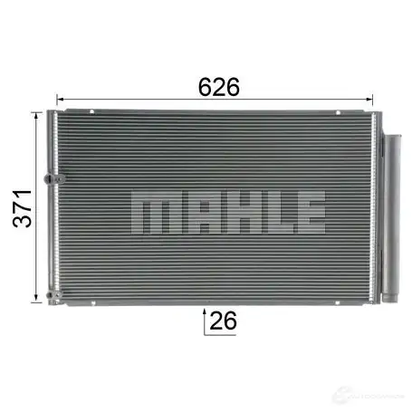 Радиатор кондиционера MAHLE ORIGINAL CXSX A 1437581110 AC 813 000P изображение 4
