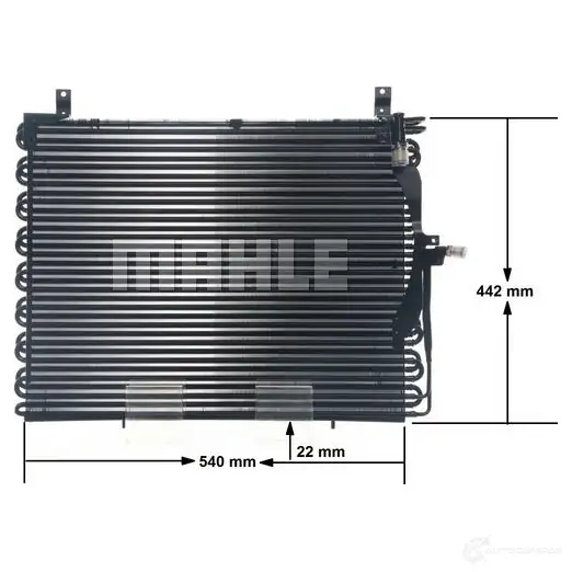 Радиатор кондиционера MAHLE ORIGINAL QLP H4 1437577978 AC 357 000S изображение 7