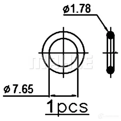 Радиатор кондиционера MAHLE ORIGINAL BCPU L AC 803 000S 1437578600 изображение 2