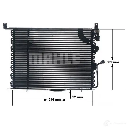 Радиатор кондиционера MAHLE ORIGINAL 1437578894 2YZ A8 AC 149 000S - Изображение 1