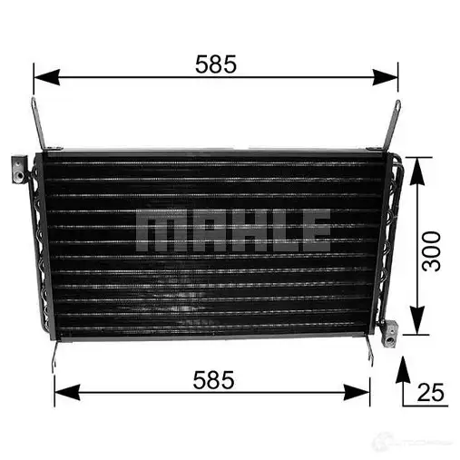 Радиатор кондиционера MAHLE ORIGINAL AC 162 000S IL4 R5 1437578860 изображение 0