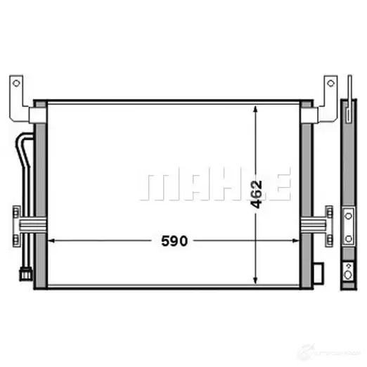 Радиатор кондиционера MAHLE ORIGINAL 6 DLHCVJ AC 524 000S 1437581275 - Изображение 1