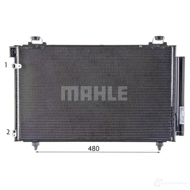 Радиатор кондиционера MAHLE ORIGINAL AC 827 000P 2433 OW9 1437582157 изображение 4