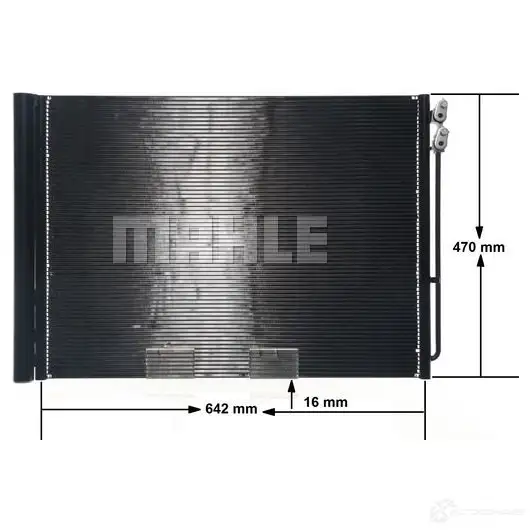 Радиатор кондиционера MAHLE ORIGINAL 1437580091 AC 567 000S 18 MS8 изображение 7