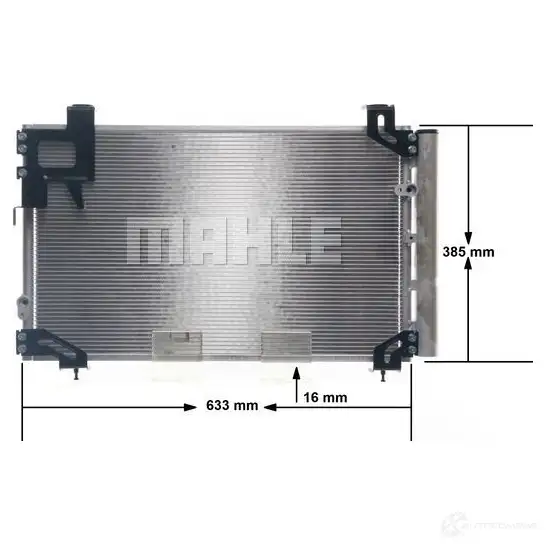 Радиатор кондиционера MAHLE ORIGINAL AC 711 000S 1437584418 4AD 9D6 изображение 7