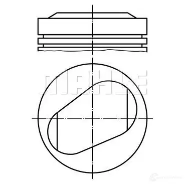 Гильза цилиндра MAHLE ORIGINAL 2344442 007wt2600 64 01588 0 007 WT 26