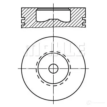 Гильза цилиндра MAHLE ORIGINAL 201 WV 02 64 01998 0 938780138 201wv0200