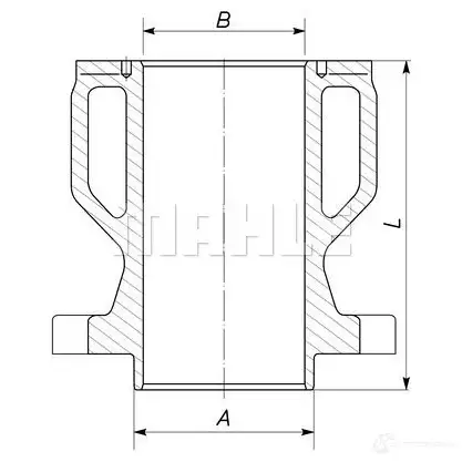 Гильза цилиндра MAHLE ORIGINAL 630393552 LZASUQM 004 WN 05 004 WN 05 00
