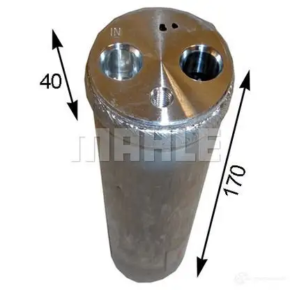 Осушитель кондиционера MAHLE ORIGINAL BAUX FI AD 84 000S 1437632370