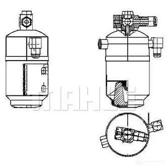 Осушитель кондиционера MAHLE ORIGINAL ER E7E AD 109 000S 1437644019
