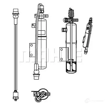 Осушитель кондиционера MAHLE ORIGINAL I JZ4XAM 1437632641 AD 226 000P изображение 0