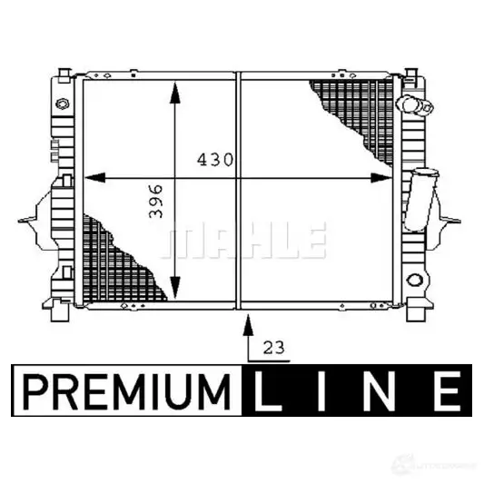 Радиатор охлаждения двигателя MAHLE ORIGINAL 1437581339 QH8Y MOC cr150000p