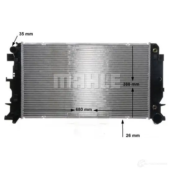 Радиатор охлаждения двигателя MAHLE ORIGINAL CR 12 000S OBXB0T F 1437577771 изображение 7