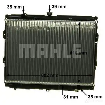 Радиатор охлаждения двигателя MAHLE ORIGINAL CR 1319 000P 1437579459 GI0 M0 изображение 5