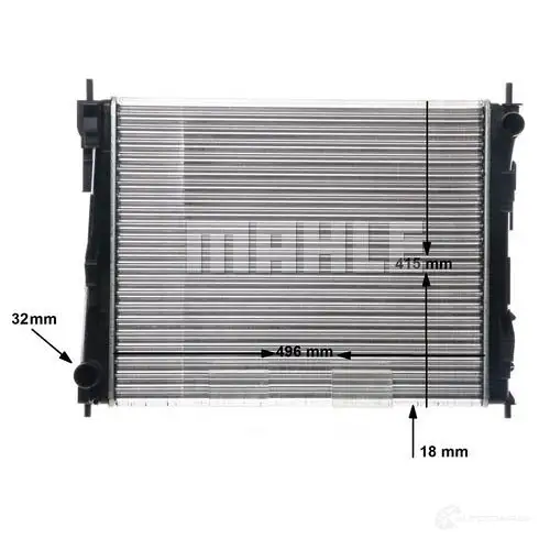 Радиатор охлаждения двигателя MAHLE ORIGINAL CR 921 000S BN MX0QH 1437574861 изображение 8