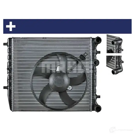 Радиатор охлаждения двигателя MAHLE ORIGINAL CR 123 000S OWRI 4LF 1437574522 изображение 7
