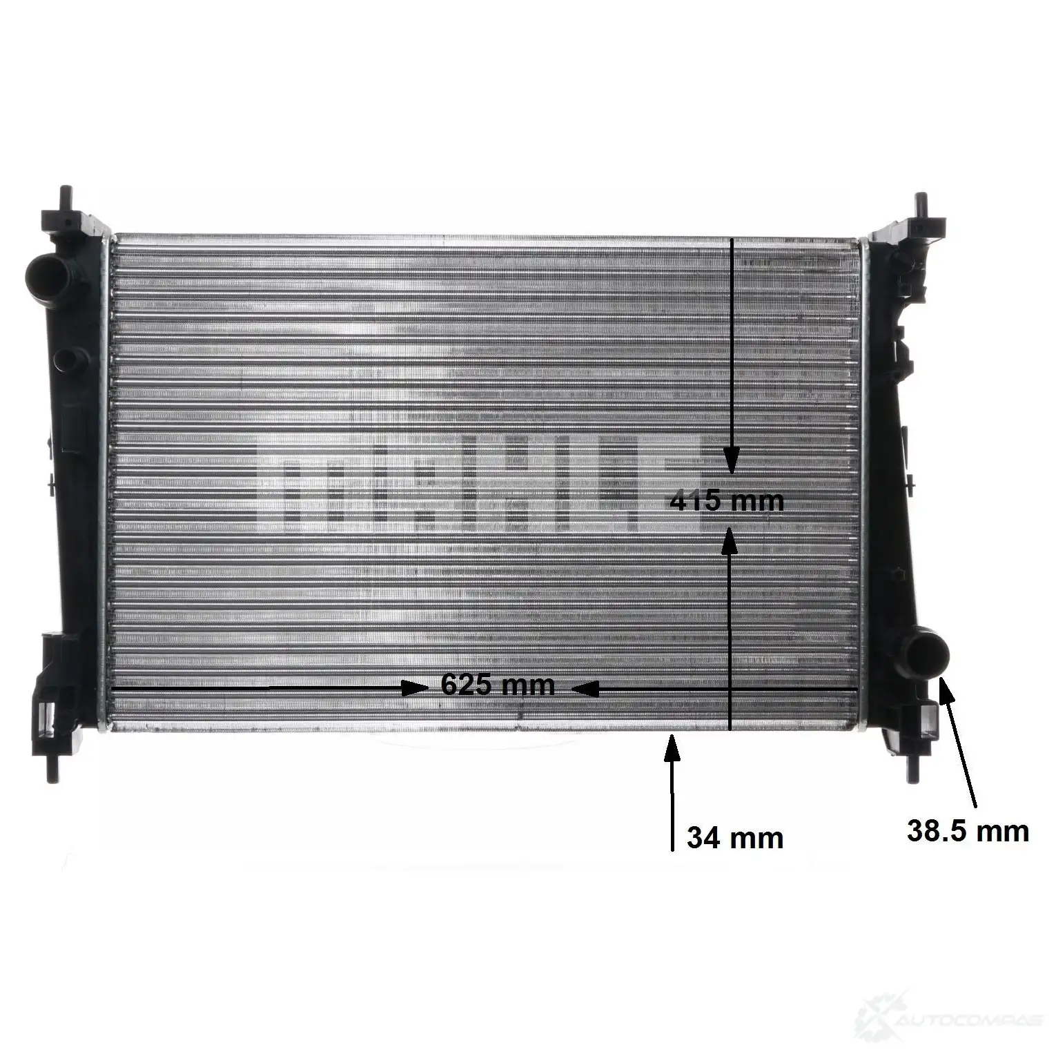 Радиатор охлаждения двигателя MAHLE ORIGINAL 1437574696 CR 1112 000S US0 3M - Изображение 1
