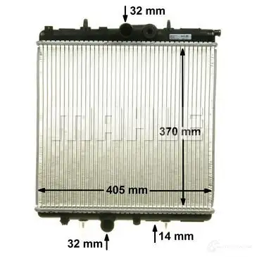 Радиатор охлаждения двигателя MAHLE ORIGINAL CR 527 000S OD1PR3 2 1437574172 изображение 6