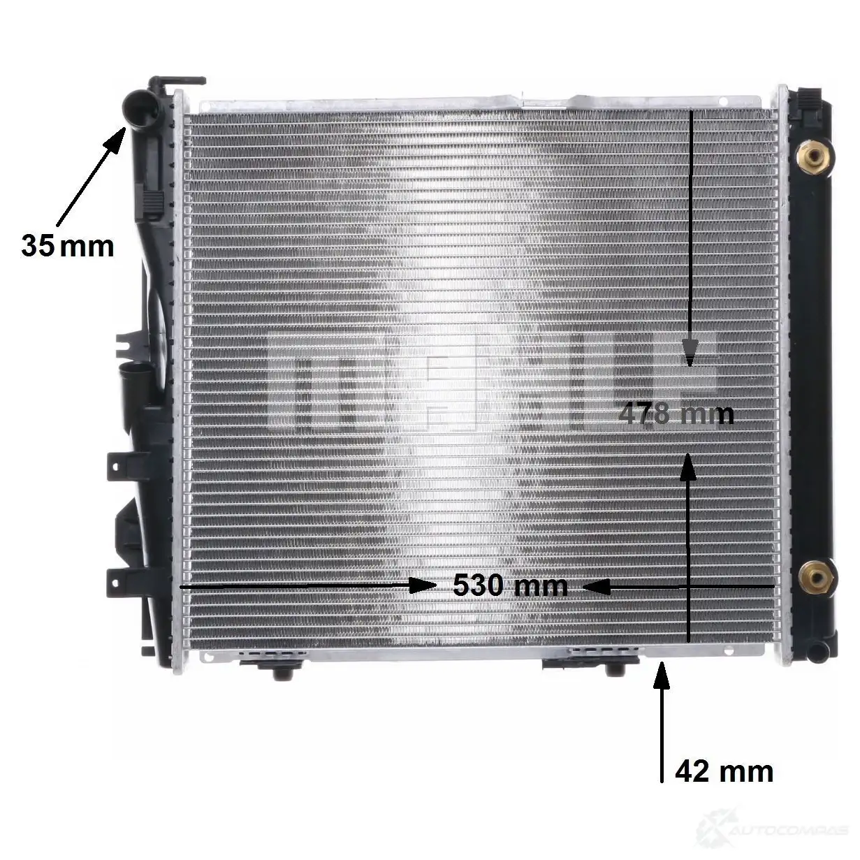 Радиатор охлаждения двигателя MAHLE ORIGINAL CR 290 000S QL CJ4 1437576772 - Изображение 1