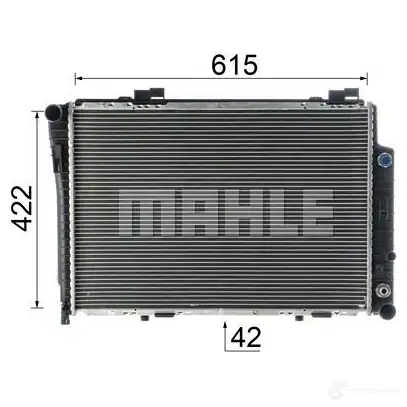 Радиатор охлаждения двигателя MAHLE ORIGINAL CR 248 000S 1437577431 377 23 изображение 8