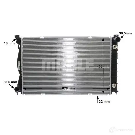 Радиатор охлаждения двигателя MAHLE ORIGINAL GUV MY4L CR 830 000S 1437578594 изображение 8