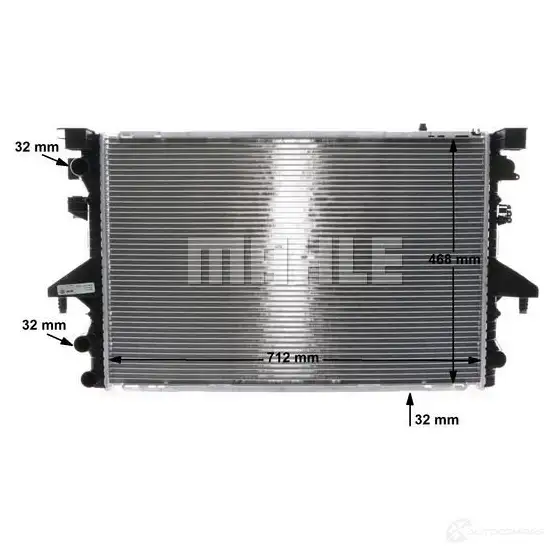 Радиатор системы охлаждения MAHLE ORIGINAL MS DF6 CR585000S 1437577751 изображение 8