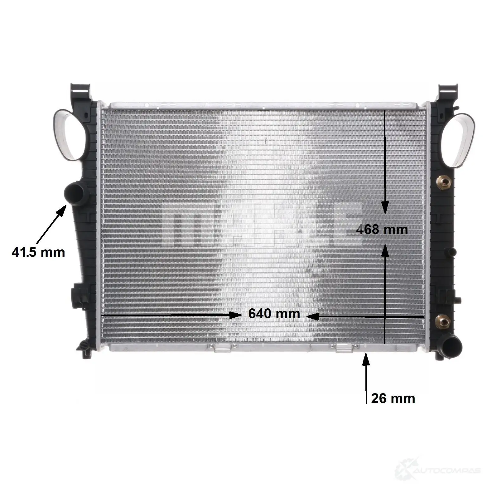 Радиатор охлаждения двигателя MAHLE ORIGINAL 1437578308 J IR2L CR 304 000S изображение 0