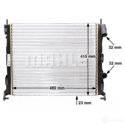 Радиатор охлаждения двигателя MAHLE ORIGINAL 1437588121 GKJ225 B CR 20 000S изображение 5