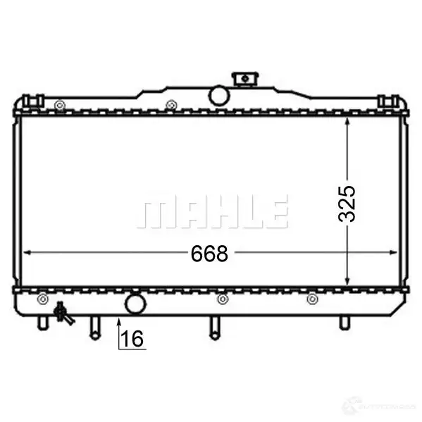 Радиатор охлаждения двигателя MAHLE ORIGINAL cr122000s C0PCK R9 1437587711 изображение 0