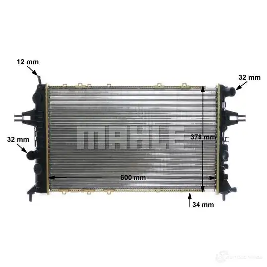 Радиатор охлаждения двигателя MAHLE ORIGINAL CR 321 000S E3 9HG 1437584865 изображение 7
