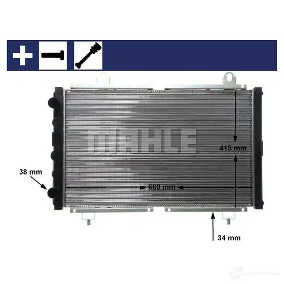 Радиатор охлаждения двигателя MAHLE ORIGINAL IJL BAU CR 499 000S 1437584224 изображение 8