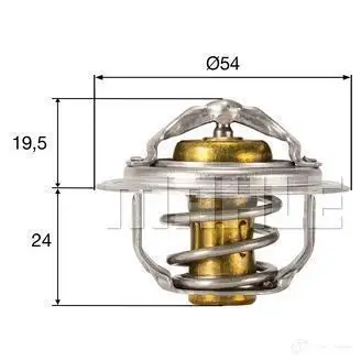 Термостат MAHLE ORIGINAL 72483 045 QNSPV8K 1424226695 TX 212 82D изображение 4