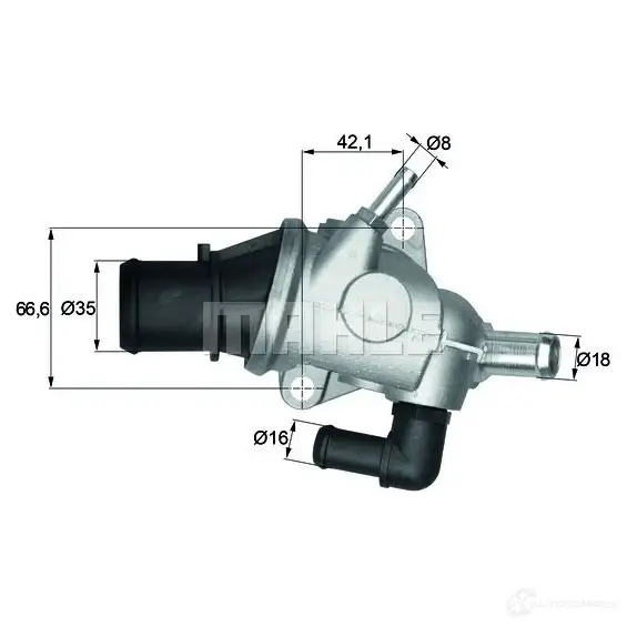Термостат MAHLE ORIGINAL 1.408 .92 2360073 70807749 TI 10 92 - Изображение 1