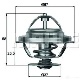 Термостат ож MAHLE ORIGINAL 70808 664 2360155 ti19682d C.623.82