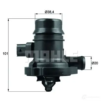 Термостат MAHLE ORIGINAL YGQ2OK6 TM 36 103 72362 985 2360314 изображение 1