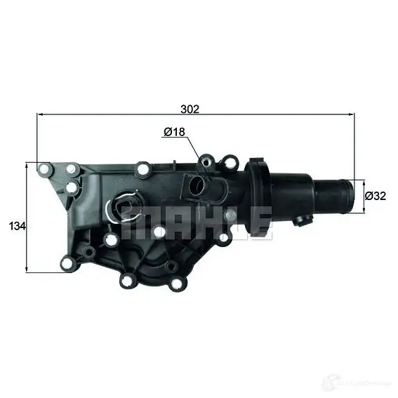 Термостат MAHLE ORIGINAL WGE7D2 2360056 TH 59 83 7241 7686 изображение 0