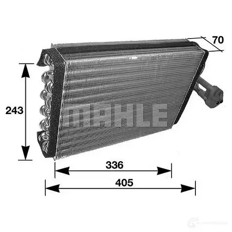 Испаритель кондиционера, радиатор печки MAHLE ORIGINAL 1AGV 3F 1437635318 AE 36 000S