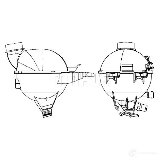 Расширительный бачок MAHLE ORIGINAL 1437588700 W Y56E CRT 17 000S изображение 0