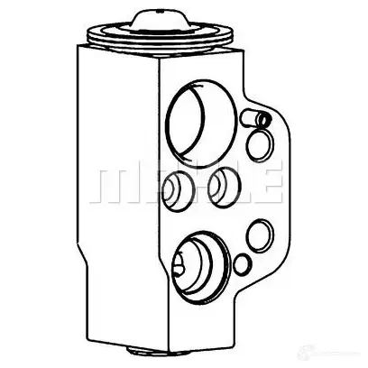 Расширительный клапан кондиционера MAHLE ORIGINAL AVE 75 000P 2TE LA 1437603137 - Изображение 1