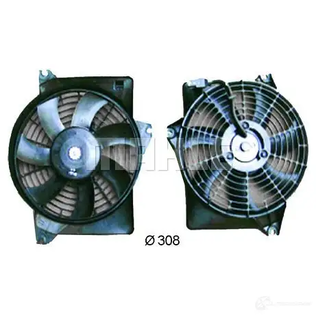 Вентилятор радиатора двигателя MAHLE ORIGINAL 1437629677 8NEPF Y3 ACF 12 000P изображение 0