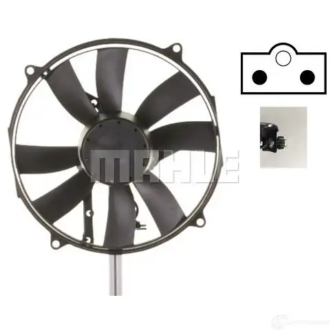 Вентилятор радиатора двигателя MAHLE ORIGINAL ACF 4 000S EHKZ0P N 1437629715 изображение 8