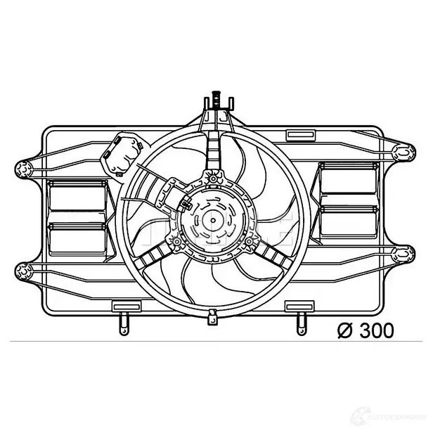 Вентилятор радиатора MAHLE ORIGINAL 1437573715 H RTG89 CFF 142 000P - Изображение 1
