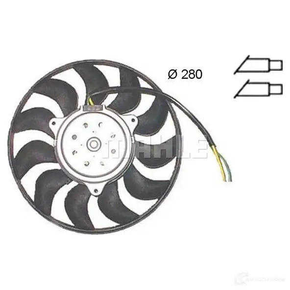 Вентилятор радиатора MAHLE ORIGINAL P9ON BRY CFF 372 000S 1437636869 изображение 0